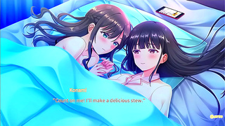 Secret Kiss Sparks Steamy Bedroom Encounter for Cute Anime Pair