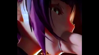 Lush Genshin Beauty Takes Cock Hard in Steamy Hentai Ride