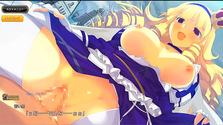 Anime Beauty Teases Horny Gamer Boy in Steamy Visual Novel Encounter