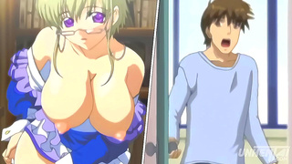 Busty Teacher Surprises Students with Steamy Blowjob Cum Finish