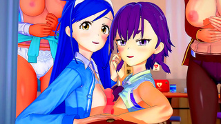 Passionate Anime Duo Ignites Steamy 3D Hentai Encounter