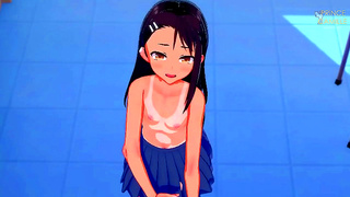 Naughty Nagatoro Delivers Steamy Blowjob and handjob after Class