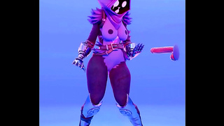 Team Leader Takes Control Riding Big Toy in Fantastical Hentai Adventure