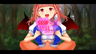 Sultry Hentai Vixen Takes Pleasure from Gamer Dudes Titty Worship