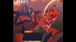 Slimy Gelatin Delights Pretty Maiden in Steamy Animated Encounter