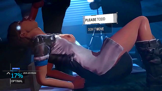 Tiny-Breasted Android Tempts Lover in Futuristic Detroit Desire