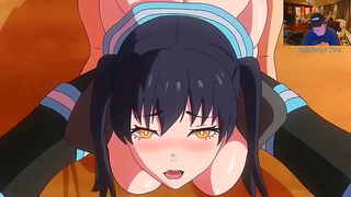 Busty Teen Takes Rough Doggystyle creampie in Steamy Hentai Encounter