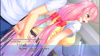 Yunagi Caught in Steamy Public Encounter - Naughty Hentai School Action
