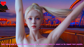 Blonde Bombshell Explores NYC for Steamy Anime JOI Adventures