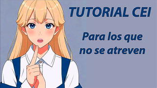 Femboy Learns Cum Swallowing Step-by-Step in Hot Spanish Hentai POV