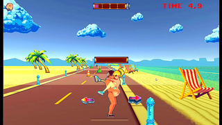 Curvy Skater Girl Takes creampie Shares Steamy 69 on Sunny Beach - Hentai