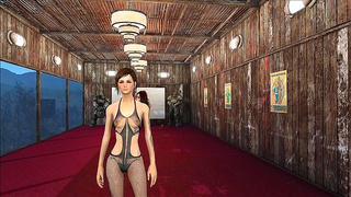 Curvy Brunette Flaunts Busty Fallot 4 Outfit in Steamy Anime Art