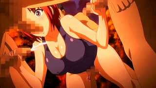 Steamy Hentai Orgy Featuring Deep Throat creampie Climax