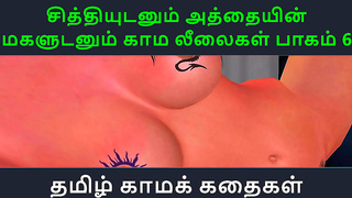 Tamil Animated Beauty Shares Forbidden Desire With StepSister-in-Law