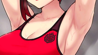 Ruby Blakes Tempting RWBY Training Joins Sensual Desires in Forbidden Lust