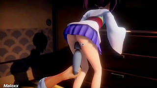 Priestess Pushes Limits with Steamy 3D Hentai Training Sessions