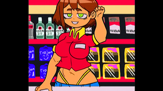 Cartoon Duos Steamy Encounter at Midnight in Animated OXXO Adventure