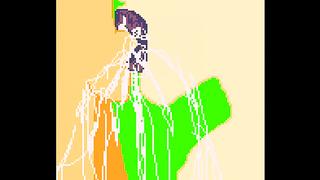 Pixel Art Beauty Takes Massive Cock in Steamy Blowjob Fantasy