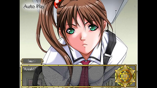 Busty Shrine Maiden Tempted by Dark High Priest in Bible Black PT1