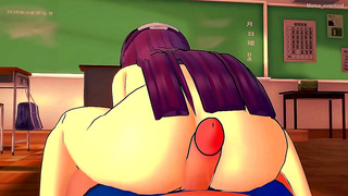 Fern Tempts Her Teammate with Steamy 3D Blowjob in Athletic Gear