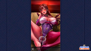 Luscious Pair Ignites Wild 3D Hentai Tryst in Fiery Tavern Encounter