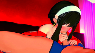 Yor Forger Unleashed in Steamy 3D Hentai Action – Red Vest Fantasy