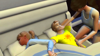 Alien Encounter: Hidden blowjob triggers wild 3D threesome creampie bukkake frenzy