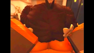 Roblox Anime Babe Enjoys Steamy Tit Fuck in Wild Hentai Action