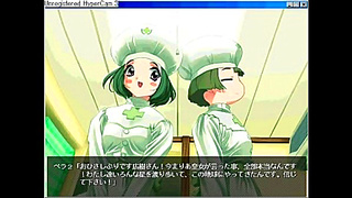 Nurses Steamy Blowjob and Tender Cuddle Moment in Erotic Anime Game Scene
