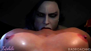 Lady Dominates Thick Booty Babe in Rough Anal Creampie Blowjob Action