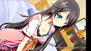 Seductive Anime Beauty Delivers Steamy Ecchi Pleasures