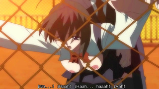 Lovers Steamy School Encounter Ignites Forbidden Passion in Hallway Hentai Fantasy