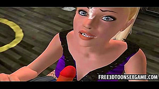 Teen Beauty Pleasures Hero with Hot Blowjob in Animated Fantasy Quest