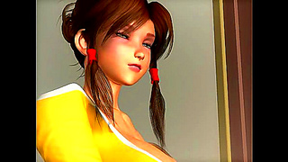 Asian Babe Takes Wild Ride in Steamy 3D Hentai Fantasy Flick