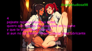 Futanari Beauties Moan in Spanish – Wild Hentai Club Encounter awaits