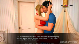 Lola Tempts John with Sensual Breast Massage in Steamy Encounter