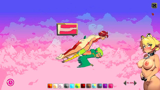 Hero Disciplines Naughty Girls in Cloudy Meadow Hentai Adventure