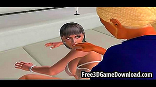 Seductive Silver-Haired Beauty Takes Wild Ride in Steamy Animated Encounter