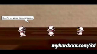 Blonde Foxy Babe Takes Massive Cock in Steamy 3D Hentai Encounter