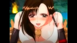 Tifas Steamy Blowjob Fantasy in Final Fantasy VII Animated Lust