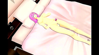 Dickgirl Pleasures Herself Seductively in Steamy Hentai Fantasy
