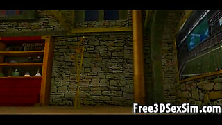 Dominant 3D Mistress Awaits Submissive Lover in Steamy Hentai Dungeon