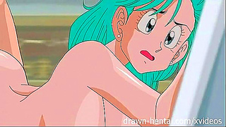 Bulma Meets Naruto in Steamy Animated Crossover Full of Dragon Ball Heat
