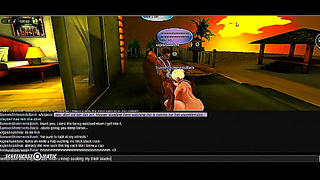 Anime Duos Hot Beach Encounter Under Sunset Glow on IMVU