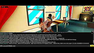 IMVU Lovers Heat Up with Steamy 3D Hentai Fun in Hotel Bedroom Encounter