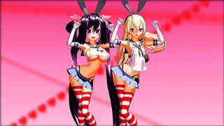 MMD Beauty Dances Sensually to the Rhythm in Steamy 3D Fantasy