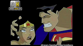 Superman Dominates Wonder Woman with Steamy Anal, Oral Cream Pie Finale