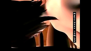 Curvy Geek Goddess Devours Big Cock Swallows Load in Steamy Hentai Blowjob
