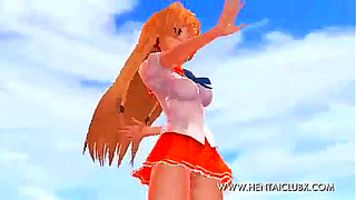 Cute Devil Girl Tempts Hero with Sultry Ecchi Dance in Sweet Anime Lust Fest