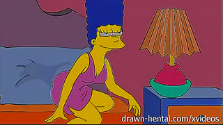 Lois and Marge Heat Up Bed With Steamy Lesbian Desire in Animated Lust